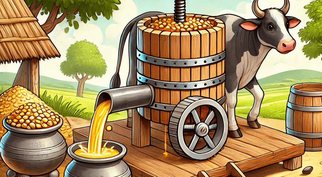 Traditional oil extraction process